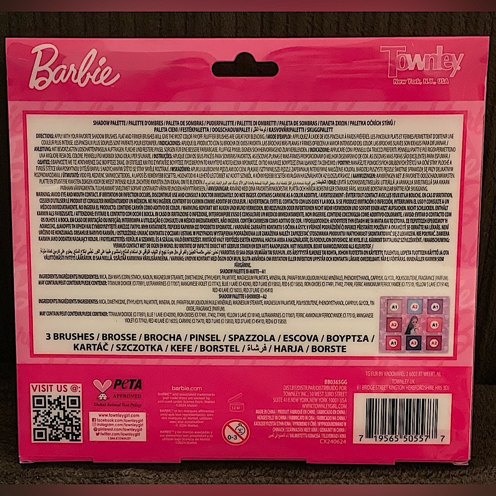 Barbie Beauty Set — Eyeshadow Palette, Makeup Brushes, and Mirror - Picture 5 of 16